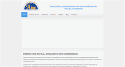 Desktop Screenshot of dominiosdelaire.com